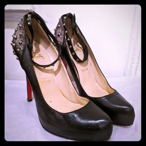 Christian Louboutin MADS Spiked ankle strap 40.5